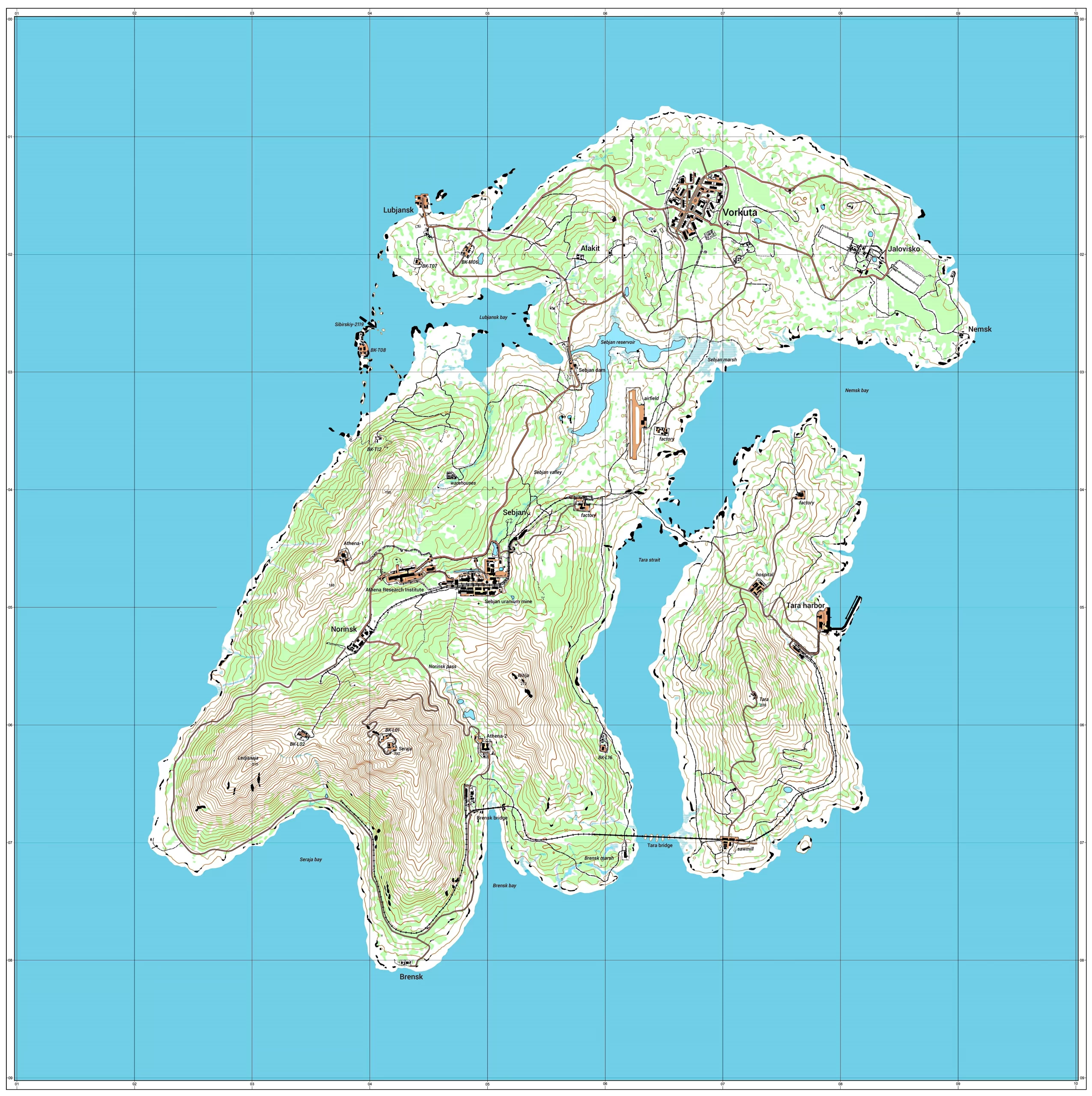 Namalsk Island dayz map