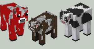 minecraft cows