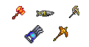 Multi-weapons terraria