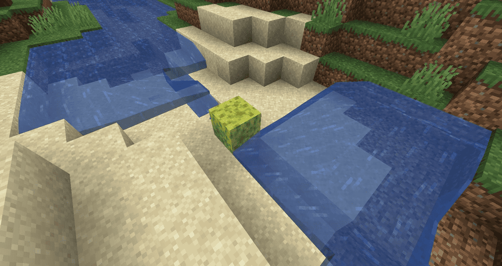 minecraft sponge used to drain lakes or ocean