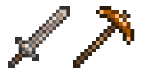 pickaxe and broadsword terraria