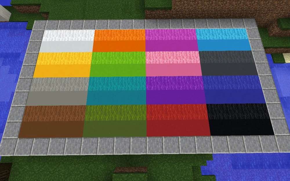 minecraft concrete colors