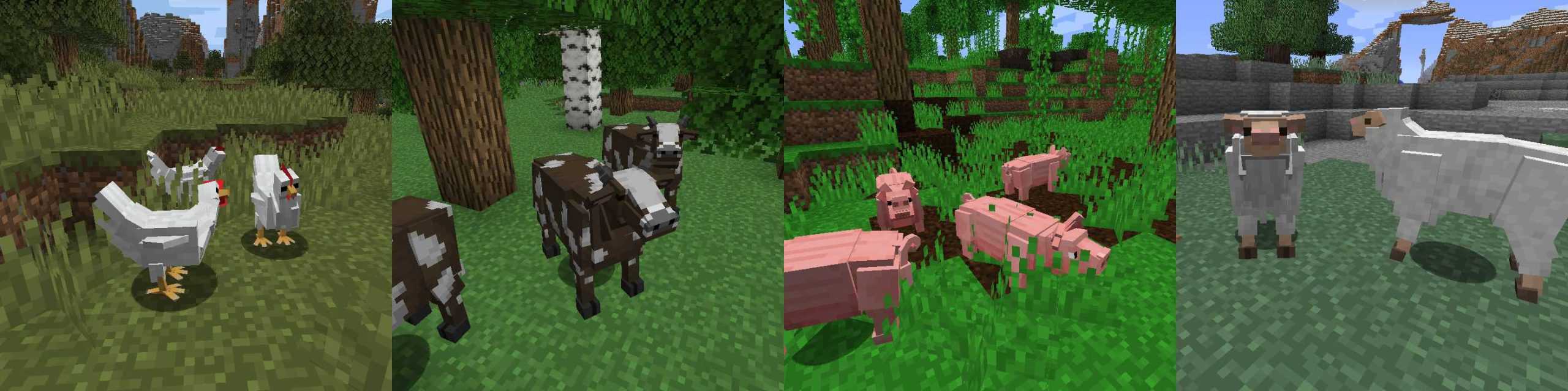 minecraft better animals models mod