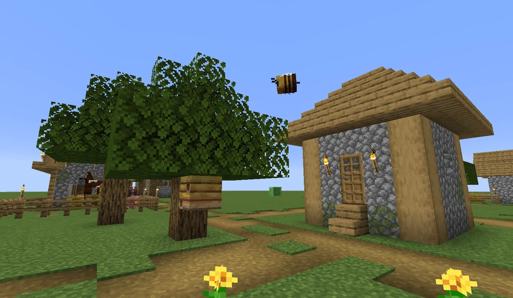 minecraft bee nest