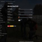 Screenshot of the DayZ server hosting control panel