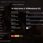 Arma 3 Wasteland hosting control panel mockup 1