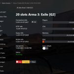 Arma3 Exhile Mod hosting control panel mockup 1