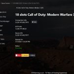 Call of Duty Modern Warfare 3 hosting control panel mockup 1