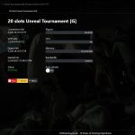 Unreal Tournament 99 hosting control panel mockup 1